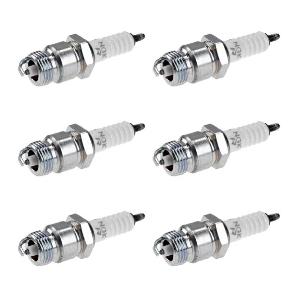 6 Spark Plugs fixed SAE connection NGK IAM expertise for various vehicles