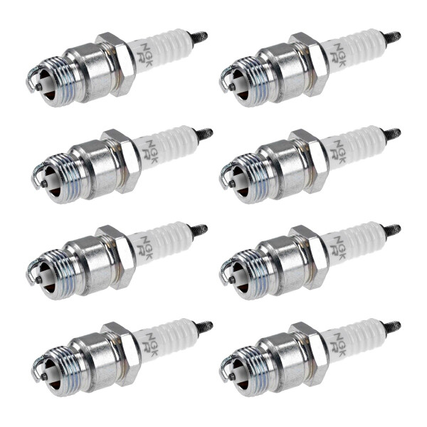 8 Spark Plugs fixed SAE connection NGK IAM expertise for various vehicles