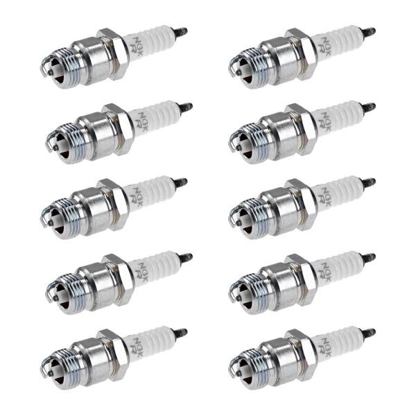 10 Spark Plugs fixed SAE connection NGK IAM expertise for various vehicles