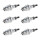 6 Spark Plugs fixed SAE connection NGK Iridium IX for e.g. FORD TRANSIT