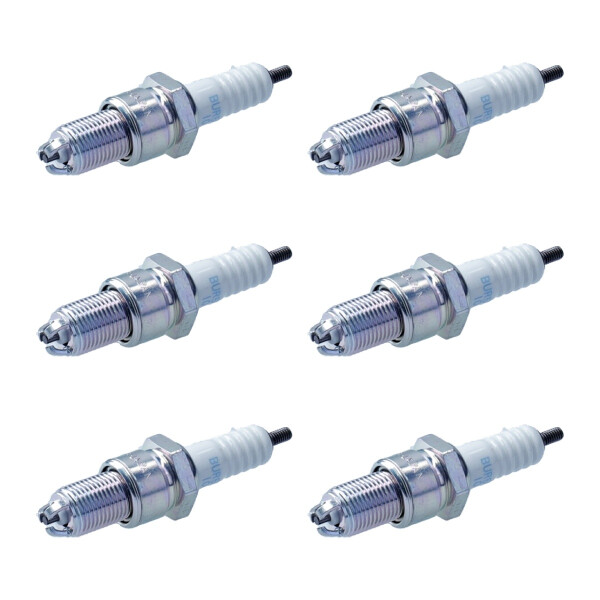 6 Spark Plugs fixed SAE connection NGK IAM expertise for various vehicles