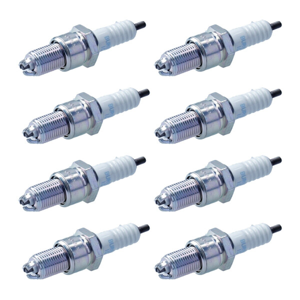 8 Spark Plugs fixed SAE connection NGK IAM expertise for various vehicles