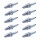 10 Spark Plugs fixed SAE connection NGK IAM expertise for various vehicles