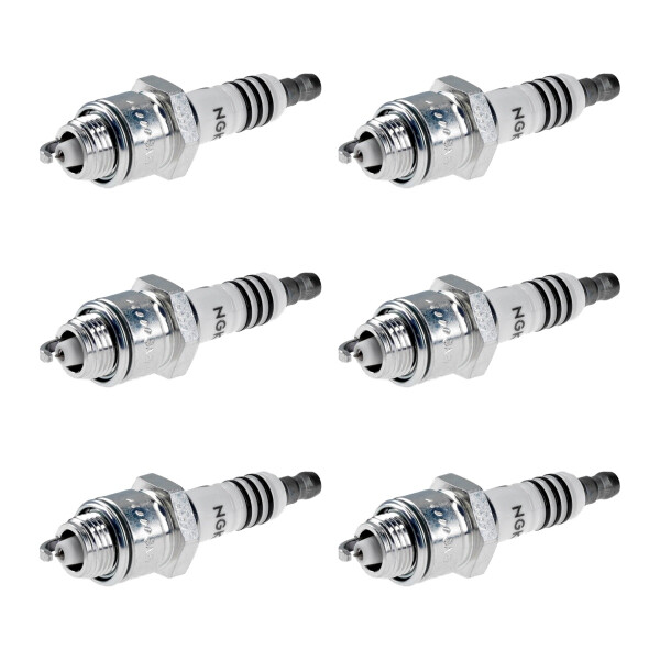 6 Spark Plugs fixed SAE connection NGK Iridium IX for various vehicles
