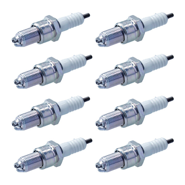 8 Spark Plugs fixed SAE connection NGK IAM expertise for various vehicles
