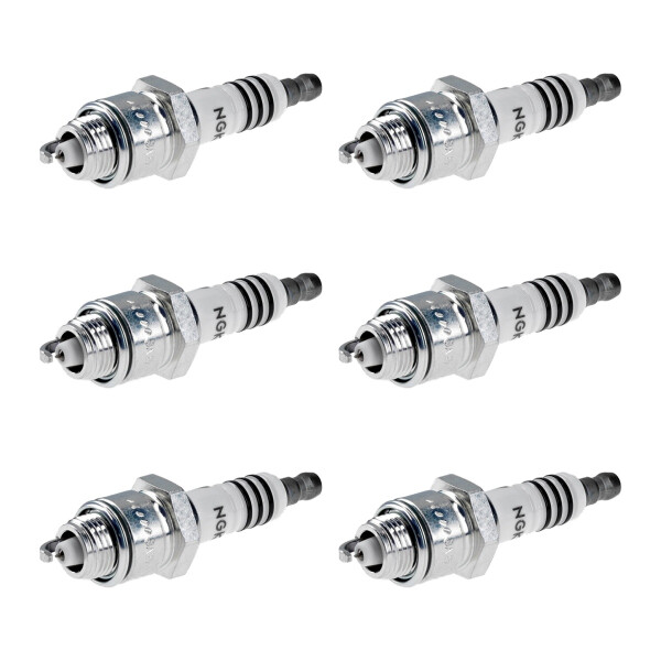 6 Spark Plugs fixed SAE connection NGK Iridium IX for various vehicles