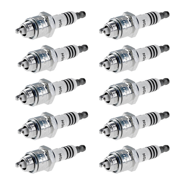 10 Spark Plugs fixed SAE connection NGK Iridium IX for various vehicles