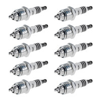 10 Spark Plugs fixed SAE connection NGK Iridium IX for...