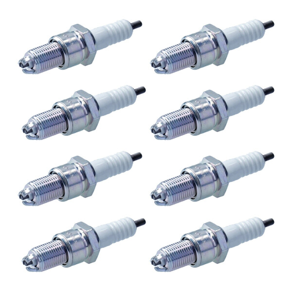 8 Spark Plugs fixed SAE connection NGK IAM expertise for various vehicles