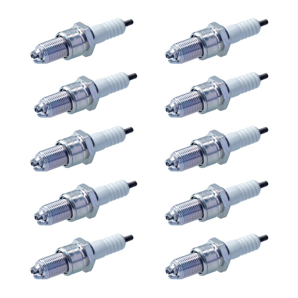 10 Spark Plugs fixed SAE connection NGK IAM expertise for various vehicles