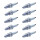 10 Spark Plugs fixed SAE connection NGK IAM expertise for various vehicles