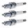 3 Spark Plugs fixed SAE connection NGK aftermarket expertise for e.g. MAZDA 626