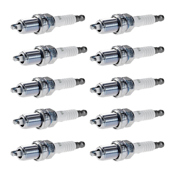 10 Spark Plugs fixed SAE connection NGK aftermarket expertise for e.g. MAZDA 626