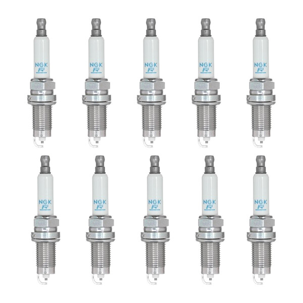 10 Spark Plugs fixed SAE connection NGK IAM expertise for e.g. SKODA FABIA