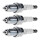 3 Spark Plugs fixed SAE connection NGK aftermarket expertise for e.g. HONDA CR-V