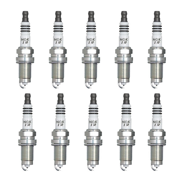 10 Spark Plugs interference-suppressed 5 kOhm NGK Iridium IX for SEAT CORDOBA