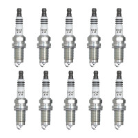 10 Spark Plugs interference-suppressed 5 kOhm NGK Iridium...
