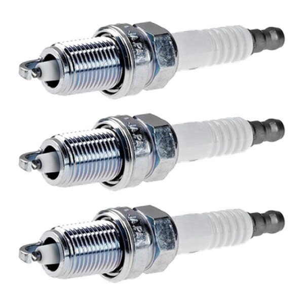 3 Spark Plugs fixed SAE connection NGK aftermarket expertise for e.g. JEEP CJ5