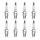 8 Spark Plugs fixed SAE connection NGK IAM expertise for various vehicles