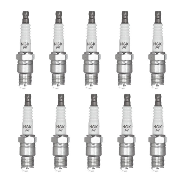 10 Spark Plugs fixed SAE connection NGK IAM expertise for various vehicles