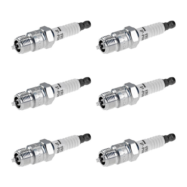 6 Spark Plugs with cone seal seat NGK aftermarket expertise for various vehicles