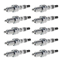 10 Spark Plugs with flat seat NGK Iridium Irimax for FIAT...