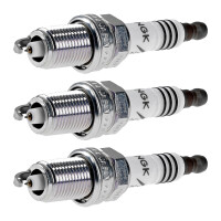 3 Spark Plugs fixed SAE connection NGK Iridium IX for...