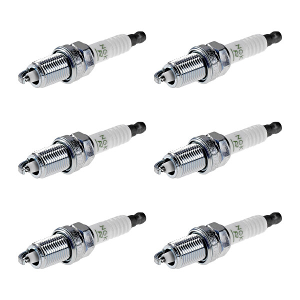 6 Spark Plugs fixed SAE connection NGK aftermarket expertise for e.g. OPEL ASTRA