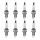 8 Spark Plugs fixed SAE connection NGK V-Line suitable for e.g. OPEL ASTRA