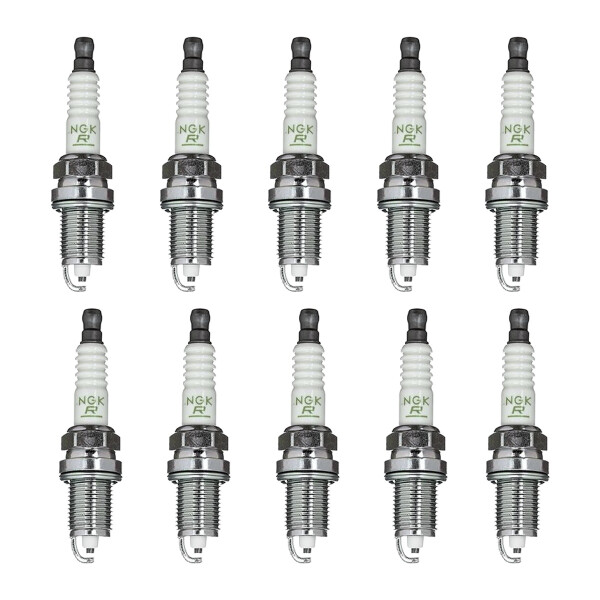 10 Spark Plugs fixed SAE connection NGK V-Line suitable for e.g. OPEL ASTRA