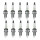 10 Spark Plugs fixed SAE connection NGK V-Line suitable for e.g. OPEL ASTRA