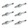 6 Spark Plugs fixed SAE connection NGK IAM expertise for PIAGGIO and others