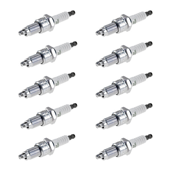 10 Spark Plugs fixed SAE connection NGK IAM expertise for various vehicles