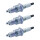 3 Spark Plugs fixed SAE connection NGK suitable for VOLVO 440 and others