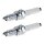 2 Spark Plugs with flat seal seat NGK suitable for SEAT IBIZA and others