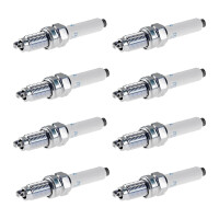 8 Spark Plugs with flat seal seat NGK suitable for SEAT...