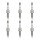 6 Spark Plugs fixed SAE connection NGK for BMW 5 Series and others