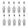 10 Spark Plugs fixed SAE connection NGK IAM expertise for various vehicles