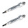 2 Glow Plugs Ceramic Glow Plugs 11 V NGK suitable for e.g. NISSAN BLUEBIRD