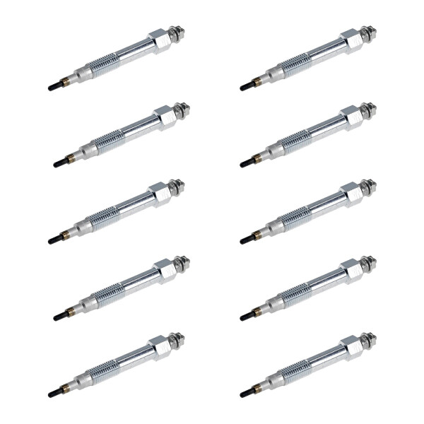10 Glow Plugs Ceramic Glow Plugs 11 V NGK suitable for e.g. NISSAN PRIMERA