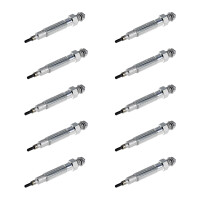 10 Glow Plugs Ceramic Glow Plugs 11 V NGK for NISSAN PICK...