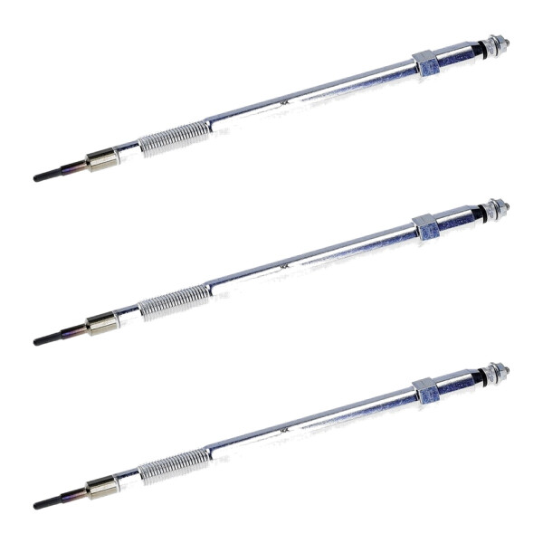 3 Glow Plugs Ceramic Glow Plugs 11 V NGK IAM-Expertise for e.g. NISSAN PATROL
