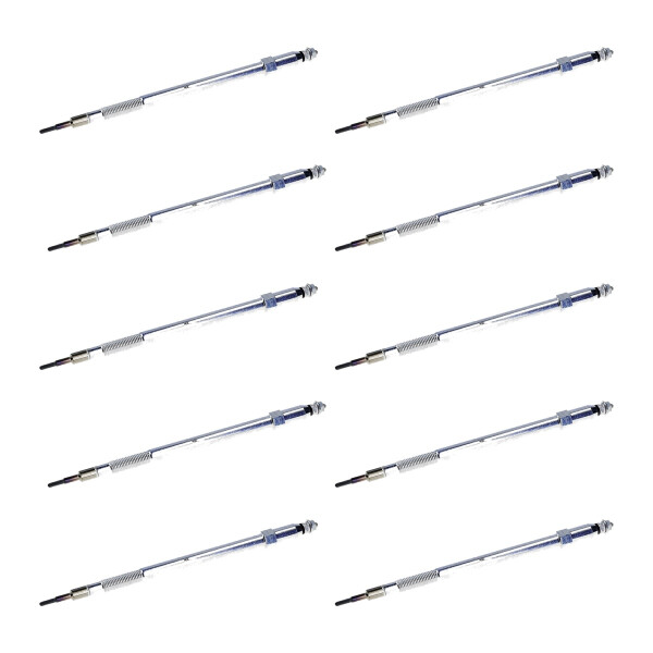 10 Glow Plugs Ceramic Glow Plugs 11 V NGK IAM-Expertise for e.g. NISSAN PATROL