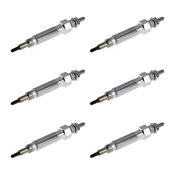 6 Glow Plugs Ceramic Glow Plugs 11 V NGK D-Power for e.g. HYUNDAI H-1