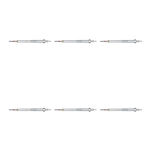 6 Glühkerzen Keramik-Glühkerze 11 V NGK IAM-Expertise für u.a. HONDA ACCORD