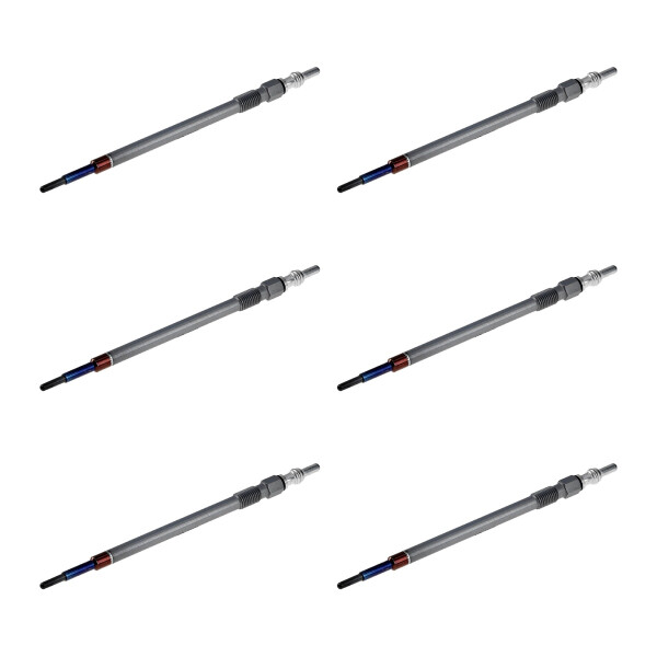 6 Glow Plugs Ceramic Glow Plugs 7 V NGK D-Power for MERCEDES-BENZ E-CLASS