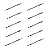 10 Glow Plugs Ceramic Glow Plugs 7 V NGK D-Power for...