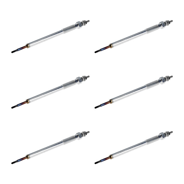 6 Glow Plugs Ceramic Glow Plugs 11 V NGK D-Power for e.g. MITSUBISHI L200