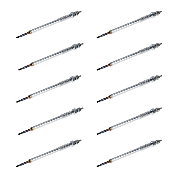 10 Glow Plugs Ceramic Glow Plugs 11 V NGK D-Power for e.g. MITSUBISHI L200