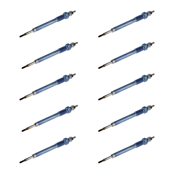 10 Glow Plugs Ceramic Glow Plugs 11 V NGK D-Power for e.g. KIA VENGA